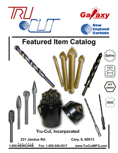 Trucut C562 Masonry Core 9/16" Drill Bit for Rotary Power Drills 
